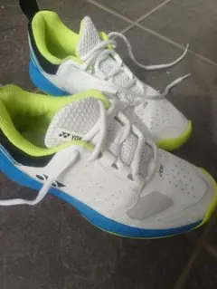 YONEX テニスシューズ ホワイト/ブルー/ライム