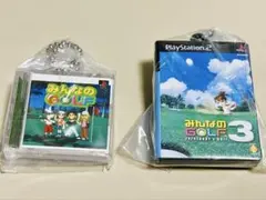 ゲームパッケージ ミニチュアチャーム みんなのゴルフ ガチャ プレイステーション