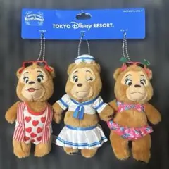 カントリーベアシアター　サンボネッツ　ぬいぐるみバッジ　3体セット