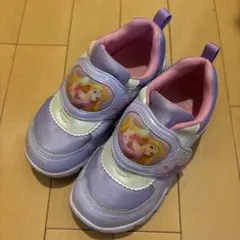 ラプンツェル キッズシューズ 紫色