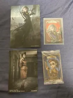 第五人格 写真家 空軍 キャラ混合ポストカード、ウエハースカード4点セット