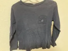 【プチバトー】長袖カットソー ブラック95㎝