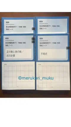 体系問題集 解答解説 完成ノート数学 代数 幾何 中1中2中3希少 大量#32