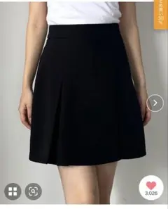 Louereプリーツミニスカート【インパン付き】　Sサイズ