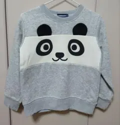 キムラタン　ムージョンジョン　シューラルー　トレーナー　裏起毛　パンダ　110