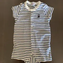 DOUBLE.B ストライプ ロンパース 70 MiKihouse ミキハウス