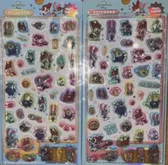 (正規品) ズートピア　3D立体シール２枚セット