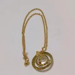 ❤️大特価❤️惑星モチーフ ゴールドネックレス 約40cm