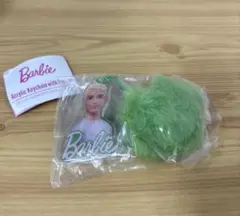 Barbie ファーボール付きアクリルキーホルダー