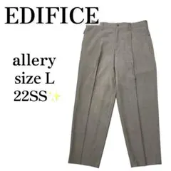 22SS allery 417 EDIFICE トロピカルウール スラックス Lのサムネイル