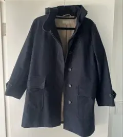 ☆高級カシミヤ混☆マーガレットハウエル　ウールコート　Pコート　美品　アウター マーガレットハウエル》 (Ⅱ) アンゴラ混ピーコート カシミヤ混