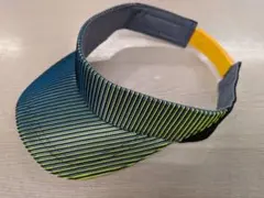 S-TRIXX ゴルフ サンバイザー マルチストライプ柄 カラー ブルー