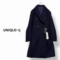 定価¥21890 UNIQLO+JIL SANDER ダブルフェイスダブルコート