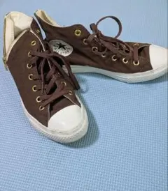 CONVERSE ブラウン ハイカットスニーカー