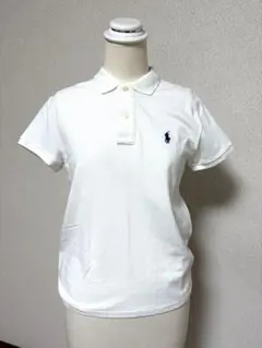 ラルフローレン クラシックフィット ポロシャツ 白 XS 美品 定番