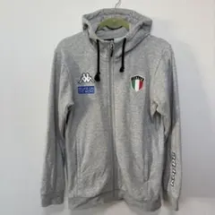 Kappa グレー フーディー スウェットパーカー