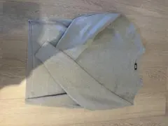 UNIQLO グレー ウォッシャブルミラノリブクルーネックセーター M