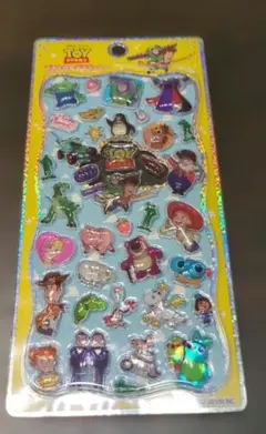 【希少品】プチドロップステッカー　トイ・ストーリー 黄