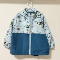moujonjon 100 アウター　キャンプ　水色　ムージョンジョン