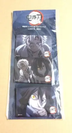 鬼滅の刃】無限城編 場面写スクエア缶バッジセットC 不死川＆伊黒