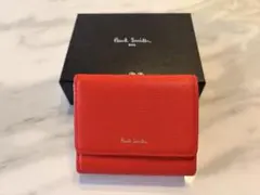 未使用級✨Paul Smith ポールスミス ピンク 2つ折り財布 サフィアーノ