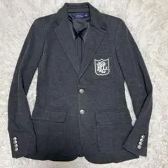 ポロラルフローレン テーラードジャケット　エンブレムワッペン付き 銀ボタン 4