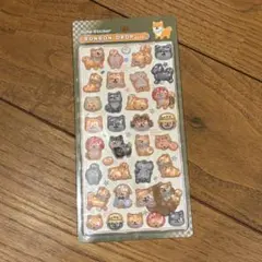 正規品　ボンボンドロップシール　和柄　柴犬