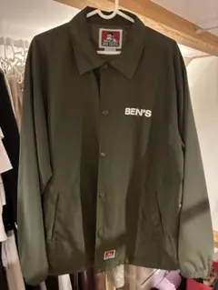 BEN DAVIS コーチジャケット オリーブ Lのサムネイル