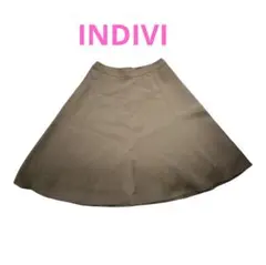 INDIVI スカート 未使用品 ベージュ