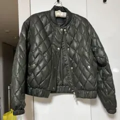 お値下げ済みMassimo Dutti オリーブグリーン キルティングジャケット