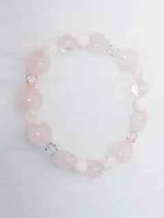ピンク 天然石ブレスレット
