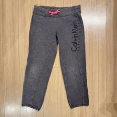 Calvin Kleinジョガーパンツ スウェットパンツ ダークグレー ピンク