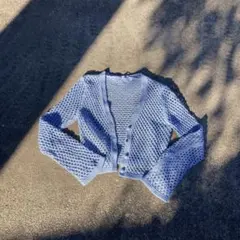 MANGO blue cardiganのサムネイル