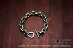 11 あずきウォレットチェーン（アクセント彫刻コマ入り） STRIXXXX