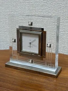 MIKIMOTO 置時計 アクリル パール装飾のサムネイル