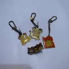 ハムスターキャラクターキーホルダー4個セット