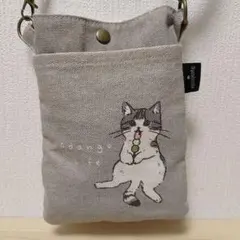 猫柄 ポーチ ショルダー バッグ