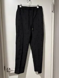 coca フロッキードットパンツ　S