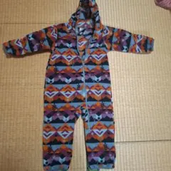 Columbia 幾何学模様 フリースロンパース 12-18ヶ月