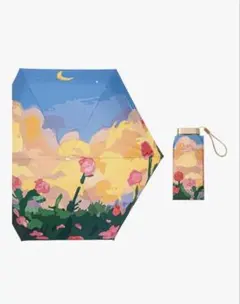 日傘 超軽量 15cm 携帯 折りたたみ傘 完全遮光　晴雨兼用　遮熱　傘　派手