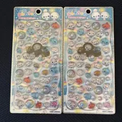 【新品】ぷくぷくあわわちゃん♪プチドロップステッカー♪2点セット♪匿名配送♪