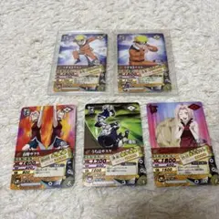 NARUTO ナルト データカードダス 白 6枚セット - メルカリ