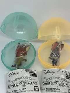 ディズニー　なかよしペアスイング　ニック　ジュディ