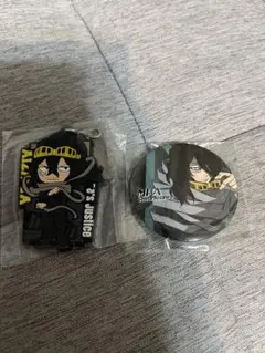 ヒロアカ 相澤 消太 イレイザー ヘッド ラバー チャーム 缶バッジ