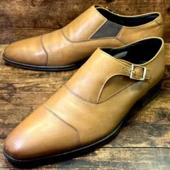 ☆即発 REGAL モンクストラップシューズ 日本製 25.5cm 美品 革靴