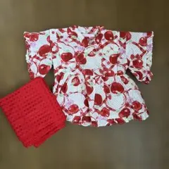 メゾピアノ　浴衣ロンパース