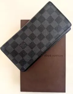 極美品 ルイヴィトン ポルトフォイユ ブラザ ダミエ グラフィット 長財布のサムネイル