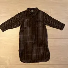 petit mainシャツワンピ(110サイズ)