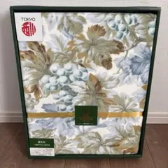 東京西川 ミュルーズ染織美術館 綿毛布 140×200cm ぶどう柄