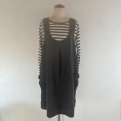 マタニティ　トップス　ワンピース　セット　ボーダー　西松屋のサムネイル